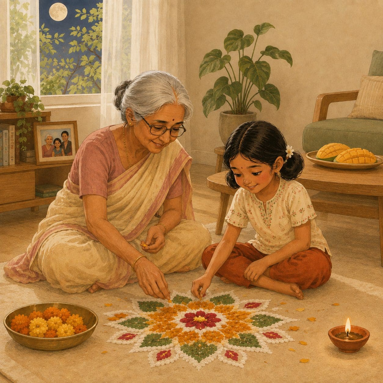 Anaya's Diwali Light
